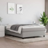 Boxspringbett Hellgrau 140x190 cm Stoff