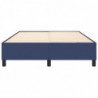 Boxspringbett Blau 140x190 cm Stoff