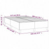 Boxspringbett Dunkelgrau 120x200 cm Stoff