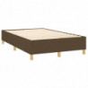 Boxspringbett Dunkelbraun 120x200 cm Stoff