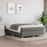 Boxspringbett Dunkelgrau 140x190 cm Stoff