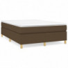 Boxspringbett Dunkelbraun 140x190 cm Stoff