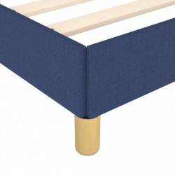 Bettgestell Blau 90x200 cm Stoff