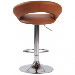Barhocker Olinda Kunstleder chrom