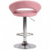 Barhocker Olinda Kunstleder chrom