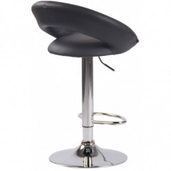 2er Set Barhocker Olinda Kunstleder chrom