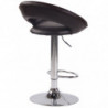 2er Set Barhocker Olinda Kunstleder chrom
