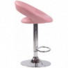 2er Set Barhocker Olinda Kunstleder chrom