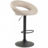 2er Set Barhocker Olinda Kunstleder schwarz
