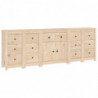 Sideboard 230x35x80 cm Massivholz Kiefer