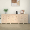 Sideboard 230x35x80 cm Massivholz Kiefer