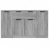 Sideboards 3 Stk. Grau Sonoma Holzwerkstoff