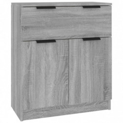 Sideboards 3 Stk. Grau Sonoma Holzwerkstoff