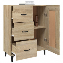 Sideboard Sonoma-Eiche 69,5x34x90 cm Holzwerkstoff