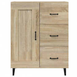 Sideboard Sonoma-Eiche 69,5x34x90 cm Holzwerkstoff