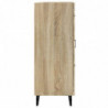 Sideboard Sonoma-Eiche 69,5x34x90 cm Holzwerkstoff