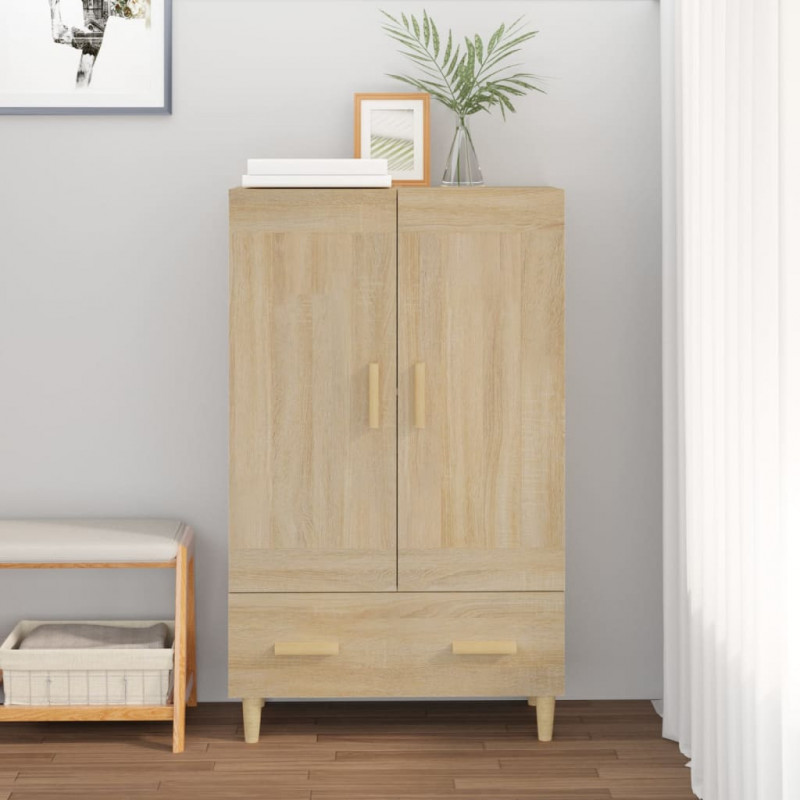 Highboard Sonoma-Eiche 70x31x115 cm Holzwerkstoff