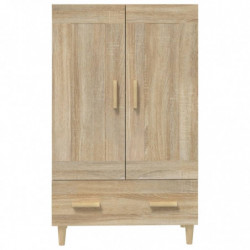 Highboard Sonoma-Eiche 70x31x115 cm Holzwerkstoff