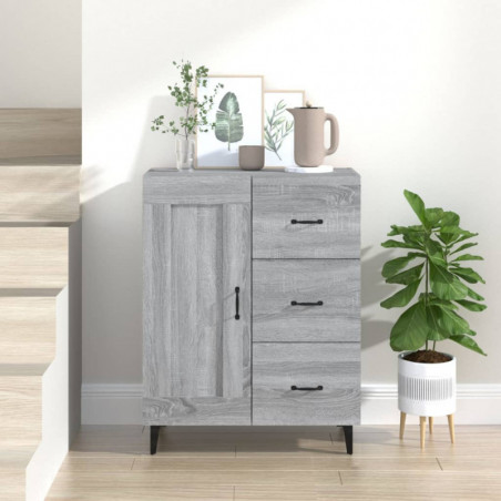 Sideboard Grau Sonoma 69,5x34x90 cm Holzwerkstoff