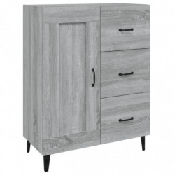 Sideboard Grau Sonoma 69,5x34x90 cm Holzwerkstoff