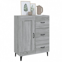 Sideboard Grau Sonoma 69,5x34x90 cm Holzwerkstoff