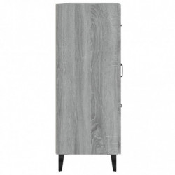 Sideboard Grau Sonoma 69,5x34x90 cm Holzwerkstoff