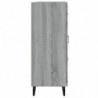 Sideboard Grau Sonoma 69,5x34x90 cm Holzwerkstoff