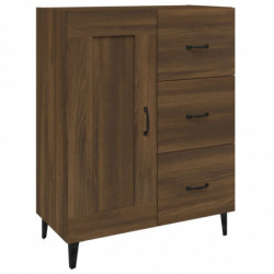 Sideboard Braun Eichen-Optik 69,5x34x90 cm Holzwerkstoff