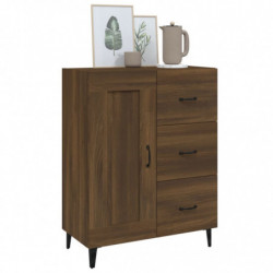 Sideboard Braun Eichen-Optik 69,5x34x90 cm Holzwerkstoff