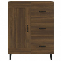 Sideboard Braun Eichen-Optik 69,5x34x90 cm Holzwerkstoff