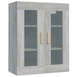 Hängeschrank Grau Sonoma 69,5x34x90 cm