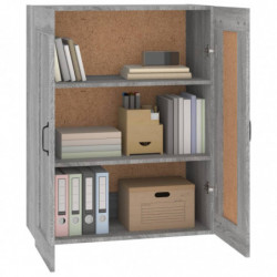 Hängeschrank Grau Sonoma 69,5x32,5x90 cm