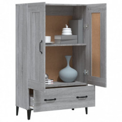 Highboard Grau Sonoma 70x31x115 cm Holzwerkstoff