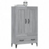 Highboard Grau Sonoma 70x31x115 cm Holzwerkstoff