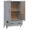 Highboard Grau Sonoma 70x31x115 cm Holzwerkstoff