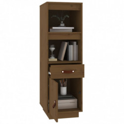 Highboard Honigbraun 34x40x108,5 cm Massivholz Kiefer