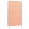 Kleiderschrank Rosa 90x50x180 cm Stahl