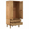 Kleiderschrank 76,5x53x172 cm Massivholz Kiefer