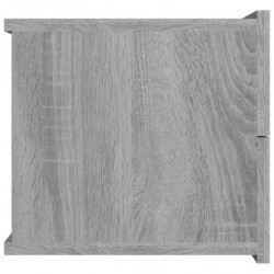 Nachttische 2 Stk. Grau Sonoma 40x30x30 cm Holzwerkstoff