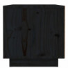 Nachttische 2 Stk. Schwarz 40x34x35 cm Massivholz Kiefer