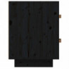 Nachttische 2 Stk. Schwarz 40x34x45 cm Massivholz Kiefer
