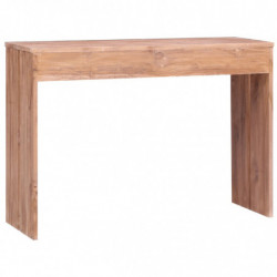 Konsolentisch 110×35×75 cm Teak Massivholz