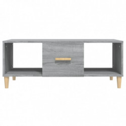 Couchtisch Grau Sonoma 102x50x40 cm Holzwerkstoff