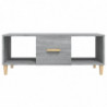 Couchtisch Grau Sonoma 102x50x40 cm Holzwerkstoff