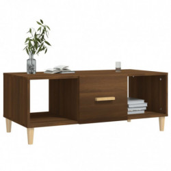 Couchtisch Braun Eichen-Optik 102x50x40 cm Holzwerkstoff