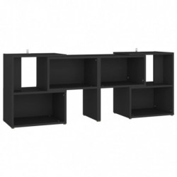 TV-Schrank Schwarz 104x30x52cm Holzwerkstoff