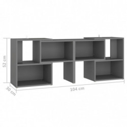 TV-Schrank Grau 104x30x52cm Holzwerkstoff