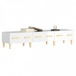 TV-Schrank Hochglanz-Weiß 150x34,5x30 cm Holzwerkstoff