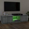 TV-Schrank mit LED-Leuchten Grau Sonoma 120x30x35,5 cm
