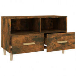 TV-Schrank Räuchereiche 80x36x50 cm Holzwerkstoff